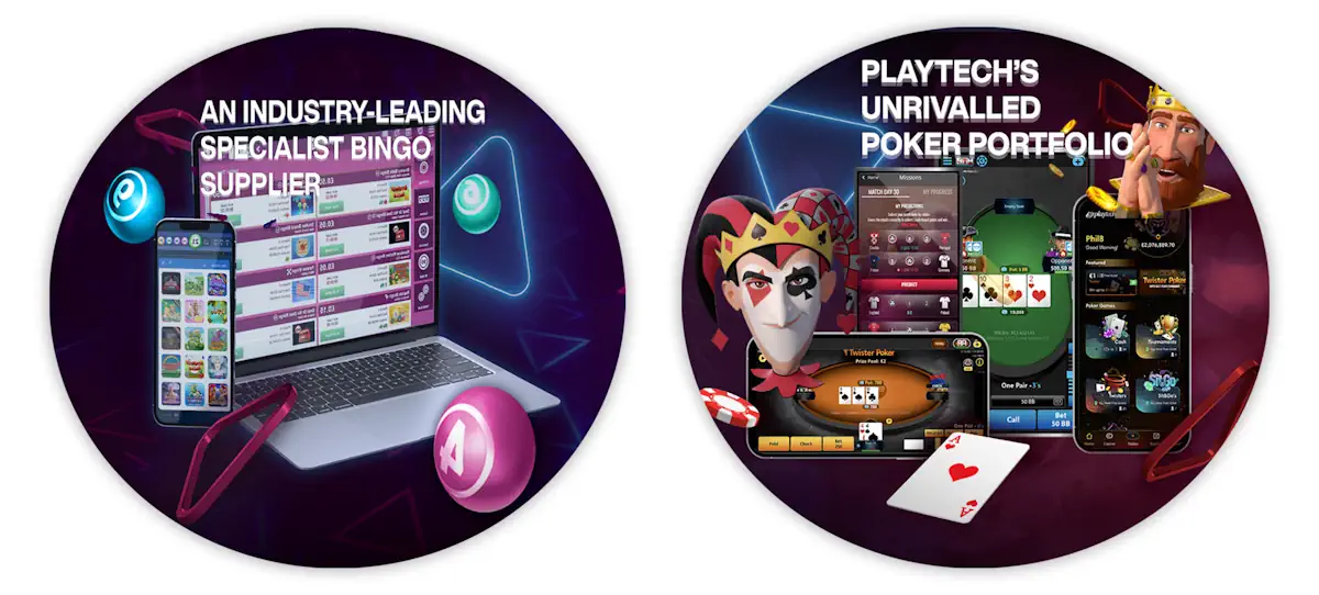 Playtech Poker and Bingo Banner